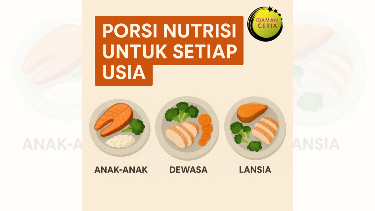 porsi nutrisi optimal